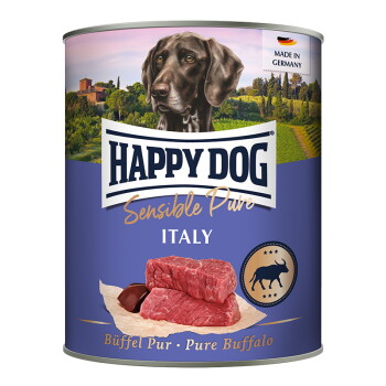 Offizielles Produktfoto: HAPPY DOG Sensible Pure Nassfutter Hund Adult Büffel