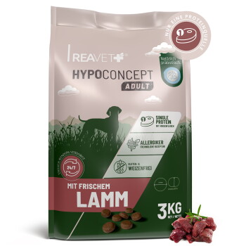 Offizielles Produktfoto: REAVET Hundetrockenfutter Hypoconcept – Lamm |
