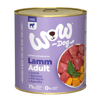 Offizielles Produktfoto: WOW Nassfutter Hund, Adult Lamm mit Kürbis