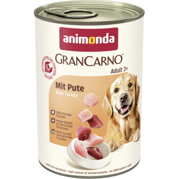 Offizielles Produktfoto: animonda GranCarno Original Nassfutter Hund Adult, Pute
