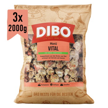 Offizielles Produktfoto: DIBO Frostfutter Menü-Vital