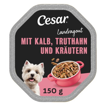 Offizielles Produktfoto: Cesar Landragout Kalb und Truthahn