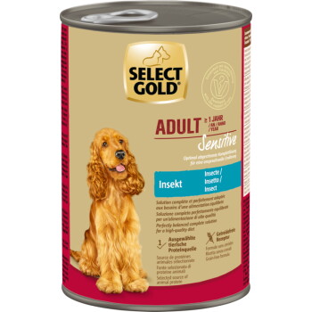 Offizielles Produktfoto: SELECT GOLD Nassfutter Hund Sensitive Adult Insekten