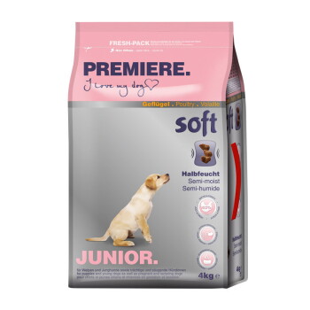 Offizielles Produktfoto: PREMIERE Soft Trockenfutter Junior Geflügel