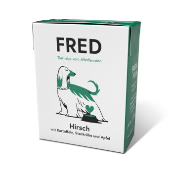 Offizielles Produktfoto: Fred & Felia FRED Hirsch mit Kartoffeln & Steckrüben