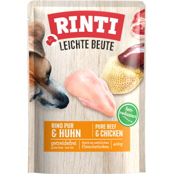 Offizielles Produktfoto: RINTI Leichte Beute Rind pur und Huhn