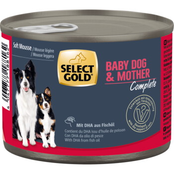 Offizielles Produktfoto: SELECT GOLD Nassfutter Hund Complete Soft Mousse Baby & Mother