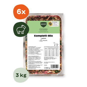 Offizielles Produktfoto: BARFER'S BARF Komplett-Mix Lamm