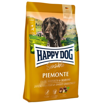 Offizielles Produktfoto: HAPPY DOG Sensible Trockenfutter Adult, Piemonte