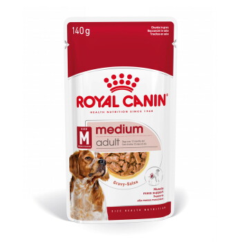 Offizielles Produktfoto: ROYAL CANIN Medium Adult in Soße