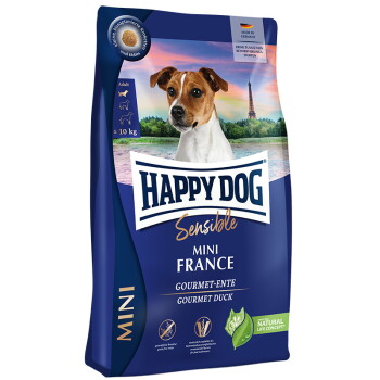Offizielles Produktfoto: HAPPY DOG Sensible Trockenfutter Hund Adult, Mini France