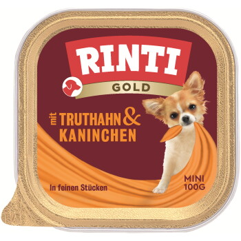 Offizielles Produktfoto: RINTI Gold Mini Truthahn und Kaninchen