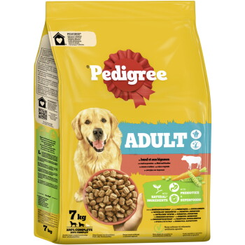 Offizielles Produktfoto: Pedigree Adult mit Rind und Gemüse