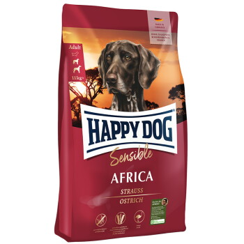 Offizielles Produktfoto: HAPPY DOG Sensible Trockenfutter Hund Adult, Africa