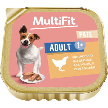 Offizielles Produktfoto: MultiFit Nassfutter Hund Pastete Geflügel