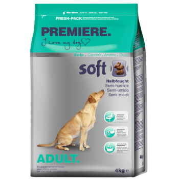 Offizielles Produktfoto: PREMIERE Soft Trockenfutter Hund Adult Ente