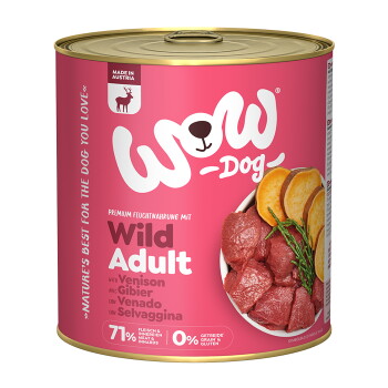 Offizielles Produktfoto: WOW Nassfutter Hund, Adult Wild mit Seealge