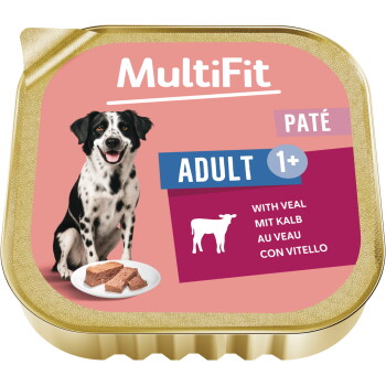 Offizielles Produktfoto: MultiFit Nassfutter Hund Pastete Kalb