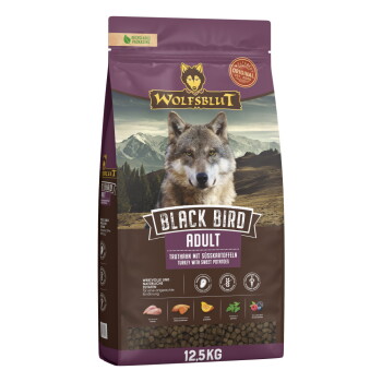 Offizielles Produktfoto: WOLFSBLUT Black Bird Trockenfutter Hund Adult