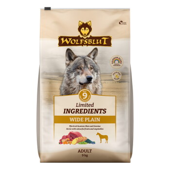 Offizielles Produktfoto: WOLFSBLUT Limited Ingredients Trockenfutter Hund, Adult, Wide Plain