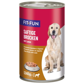 Offizielles Produktfoto: FIT+FUN Nassfutter Hund Audlt, Ragout, Lamm