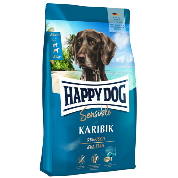 Offizielles Produktfoto: HAPPY DOG Sensible Trockenfutter Hund Adult, Karibik