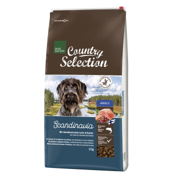 Offizielles Produktfoto: REAL NATURE Country Selection Trockenfutter Hund, Adult, Scandinavia, Lachs und Rentier