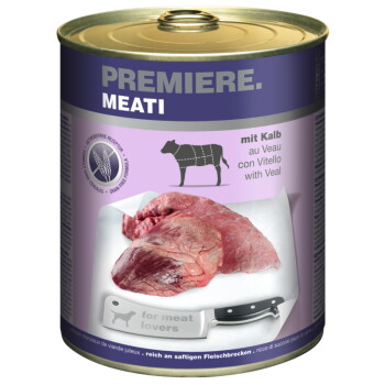Offizielles Produktfoto: PREMIERE Meati Nassfutter Hund, Adult, Kalb