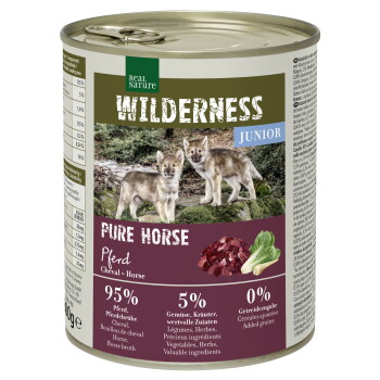 Offizielles Produktfoto: REAL NATURE WILDERNESS Nassfutter Hund, Junior, Pure Horse Pferd