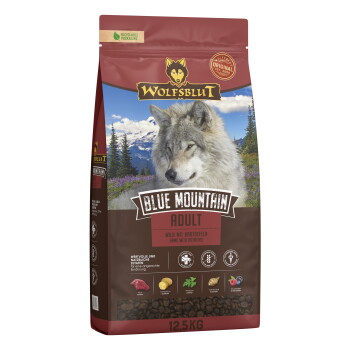 Offizielles Produktfoto: WOLFSBLUT Trockenfutter Hund Blue Mountain Adult