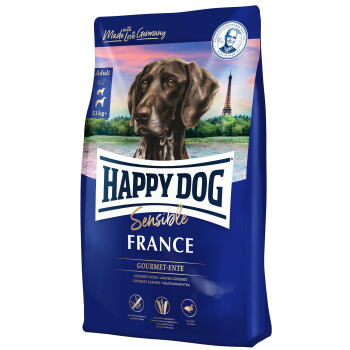Offizielles Produktfoto: HAPPY DOG Sensible Trockenfutter Hund Adult, France
