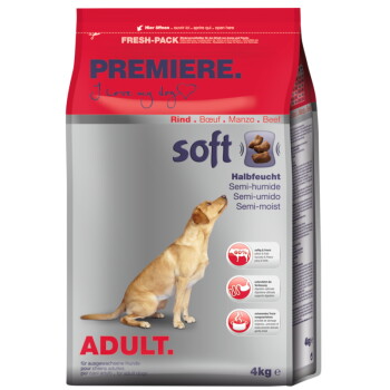 Offizielles Produktfoto: PREMIERE Soft Trockenfutter Hund Adult Rind