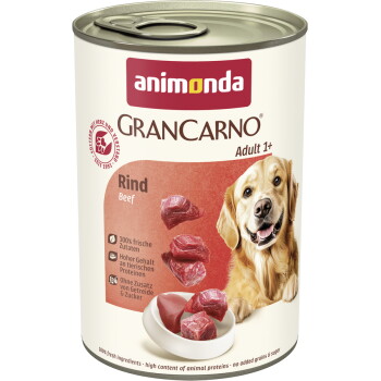 Offizielles Produktfoto: animonda GranCarno Original Nassfutter Hund Adult, Rind pur