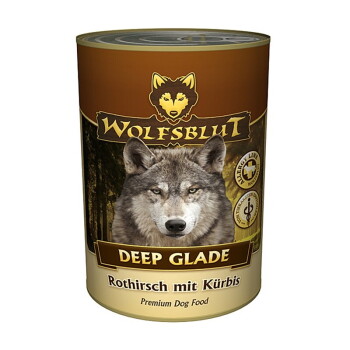 Offizielles Produktfoto: WOLFSBLUT Adult Deep Glade - Rothirsch mit Kürbis