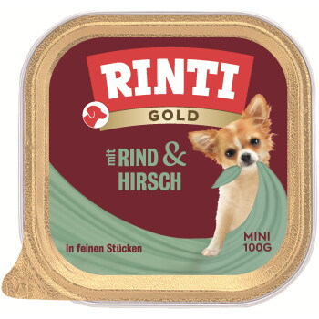 Offizielles Produktfoto: RINTI Gold Mini Hirsch und Rind