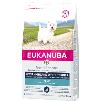 Offizielles Produktfoto: EUKANUBA Trockenfutter Breed Specific West Highland White Terrier Adult