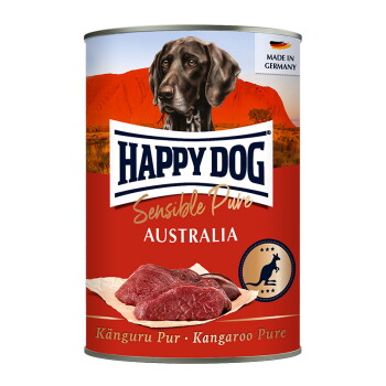 Offizielles Produktfoto: HAPPY DOG Sensible Pure Nassfutter Hund Adult Känguru