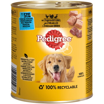 Offizielles Produktfoto: Pedigree Nassfutter Hund Adult ClassicSorten Geflügel