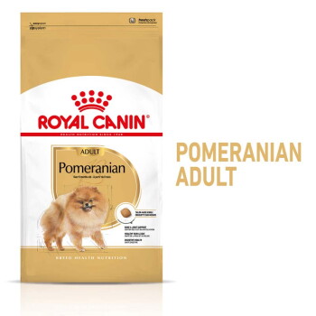 Offizielles Produktfoto: ROYAL CANIN POMERANIAN BREED ADULT Trockennahrung für ausgewachsene Zwergspitze (>8 Monate)