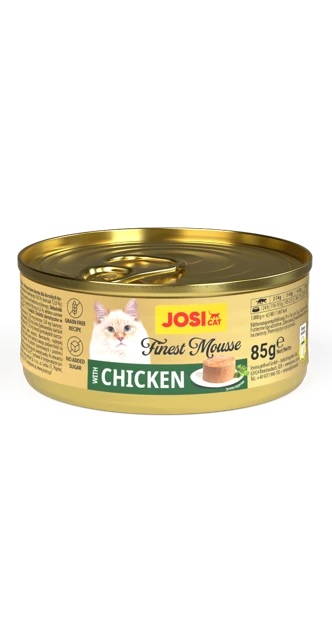 Offizielles Produktbild: JosiCat Finest Mousse with chicken