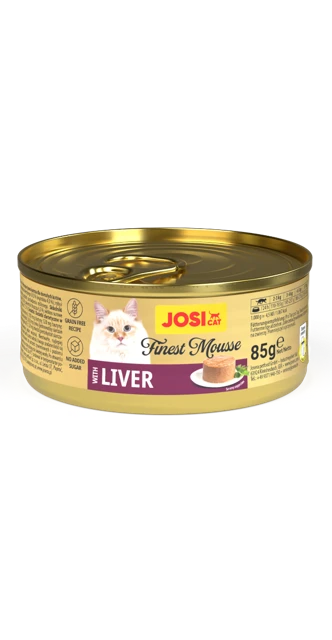 Offizielles Produktbild: JosiCat Finest Mousse with Liver