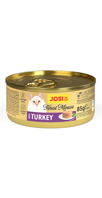 Offizielles Produktbild: JosiCat Finest Mousse with Turkey