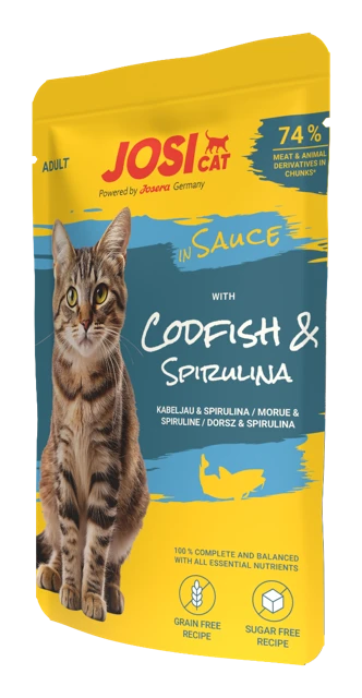Offizielles Produktbild: JosiCat with codfish in sauce