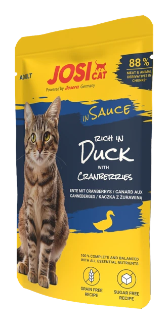 Offizielles Produktbild: JosiCat rich in duck in sauce