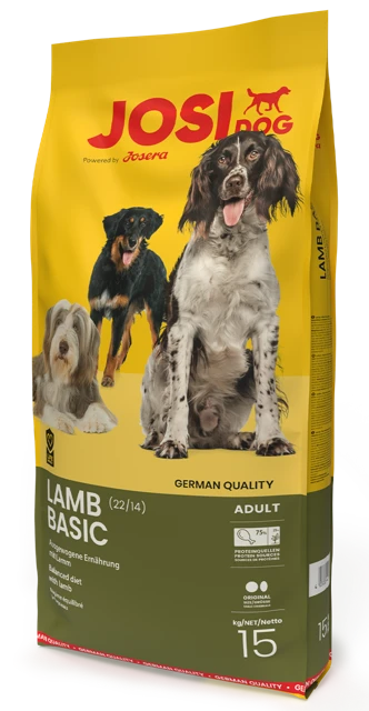 Offizielles Produktbild: JosiDog Lamb Basic