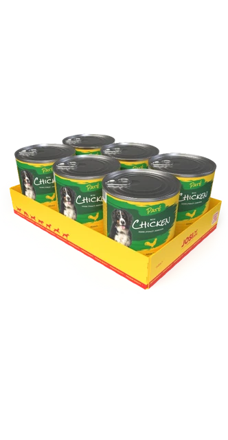 Offizielles Produktbild: JosiDog Paté Chicken